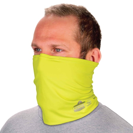 Ergodyne Neck Gaiter 6489, 2 Layer Cooling, Hi-Vis Lime, 2XL/3XL 42151